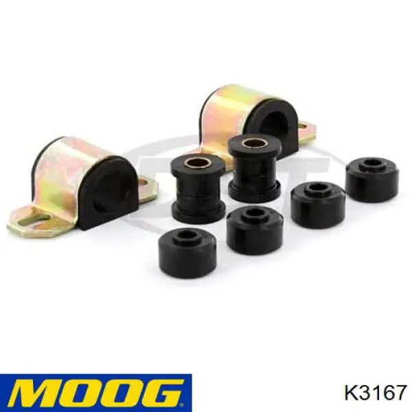 Купить K3167 Moog Сайлентблок нижний передней подвески