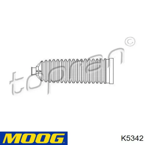 Тяга переднего стабилизатора Moog K5342 цена, от 15.58 USD