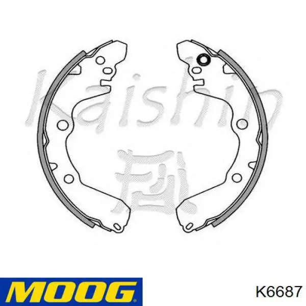 Купить K6687 Moog Сайлентблок нижний передней подвески