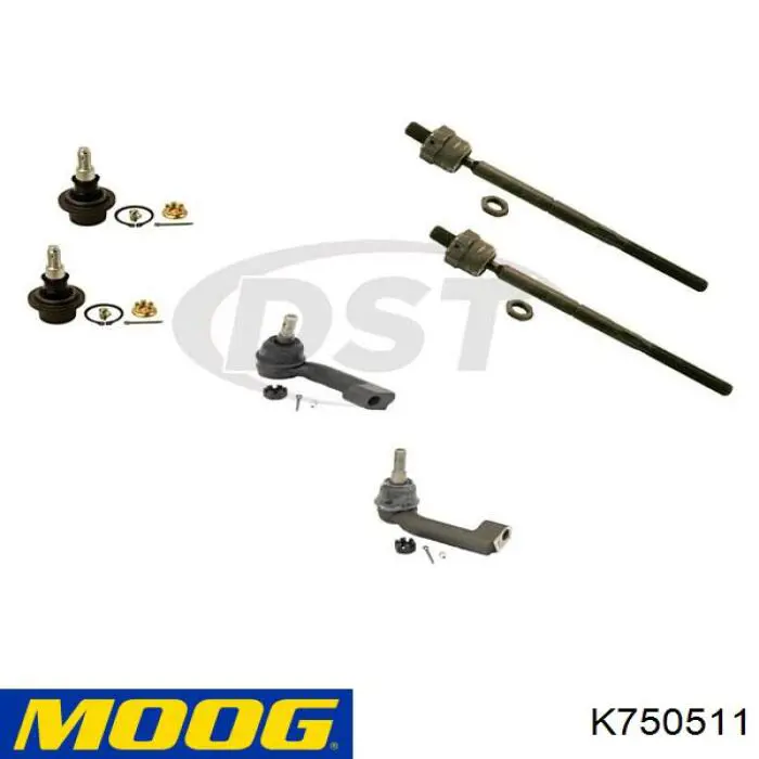 K750511 Moog Стойка переднего стабилизатора
