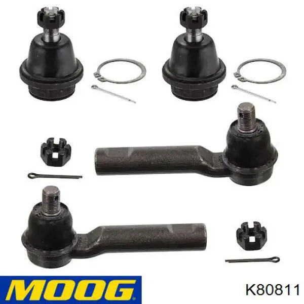 Верхняя шаровая опора Moog K80811 цена, от 16.45 USD