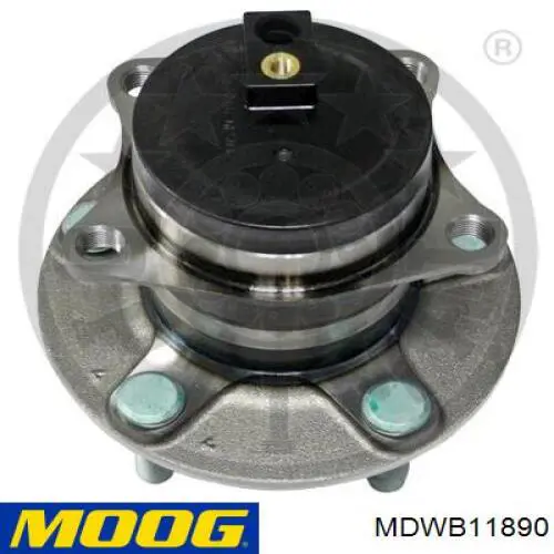 Cubo de rueda trasero MDWB11890 Moog