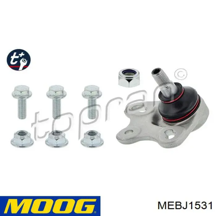 Шаровая опора, нижняя Moog MEBJ1531 цена, от 14.62 USD