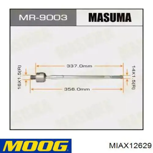 Barra de acoplamiento MIAX12629 Moog