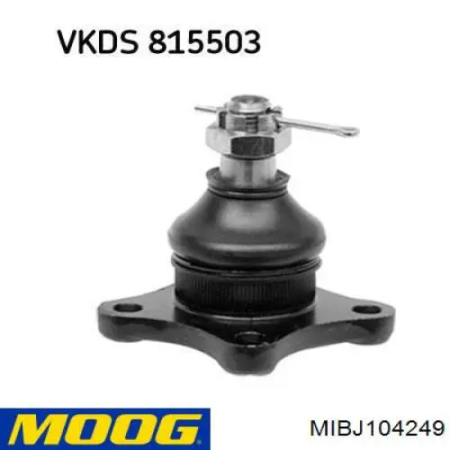 Верхняя шаровая опора Moog MIBJ104249 цена, от 20.08 USD