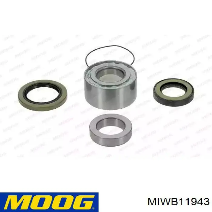 MI-WB-11943 Moog rolamento de cubo traseiro