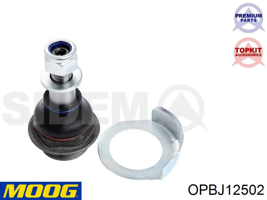 Нижняя левая шаровая опора Moog OPBJ12502 цена, от 13.27 USD