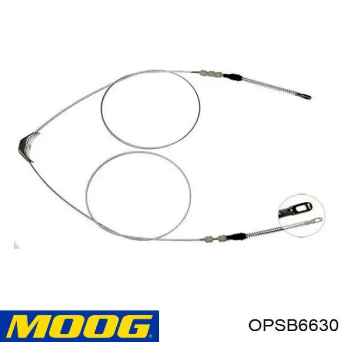 OPSB6630 Moog втулка стабилизатора переднего
