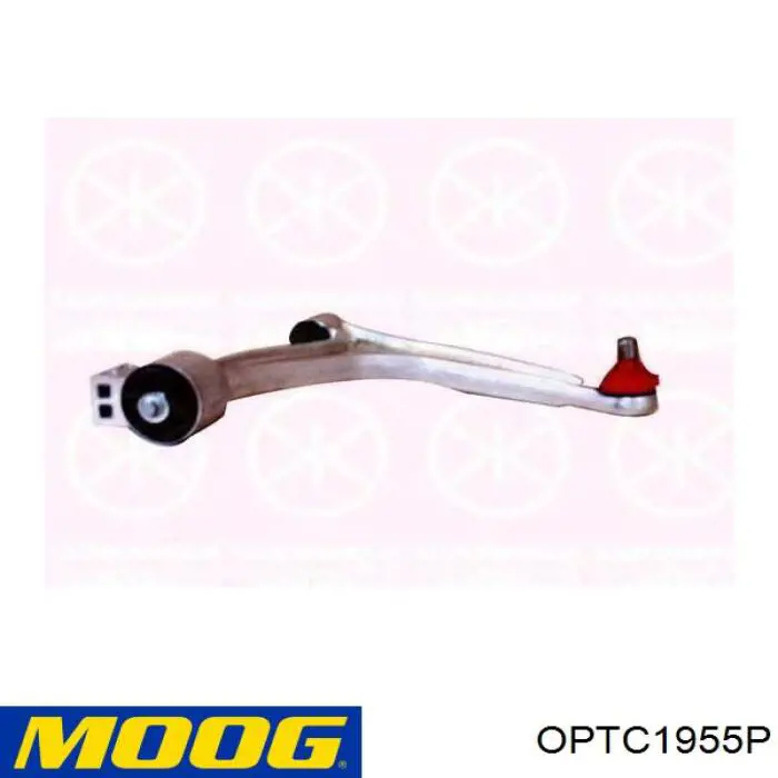 Левый рычаг передней нижней подвески Moog OPTC1955P цена, от 113.98 USD