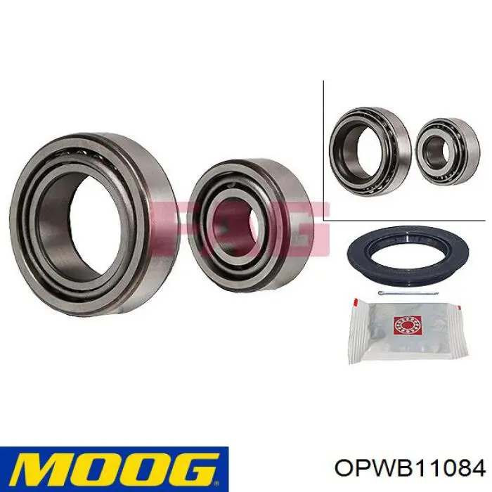 Cojinete de rueda delantero/trasero OPWB11084 Moog