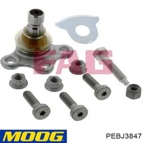 Шаровая опора, нижняя Moog PEBJ3847 цена, от 11.41 USD