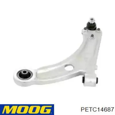 3556113 Peugeot/Citroen braço oscilante inferior esquerdo de suspensão dianteira