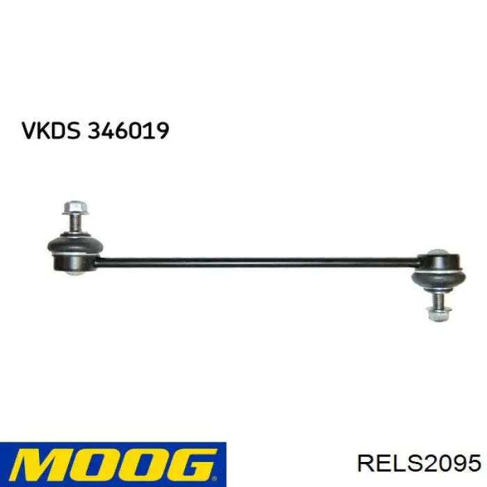 Тяга переднего стабилизатора Moog RELS2095 цена, от 11.13 USD