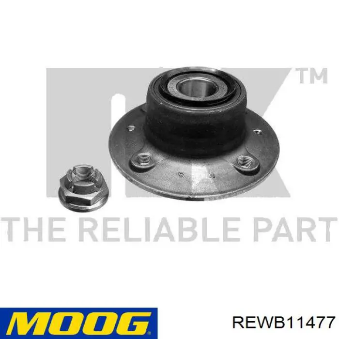 REWB11477 Moog ступица задняя