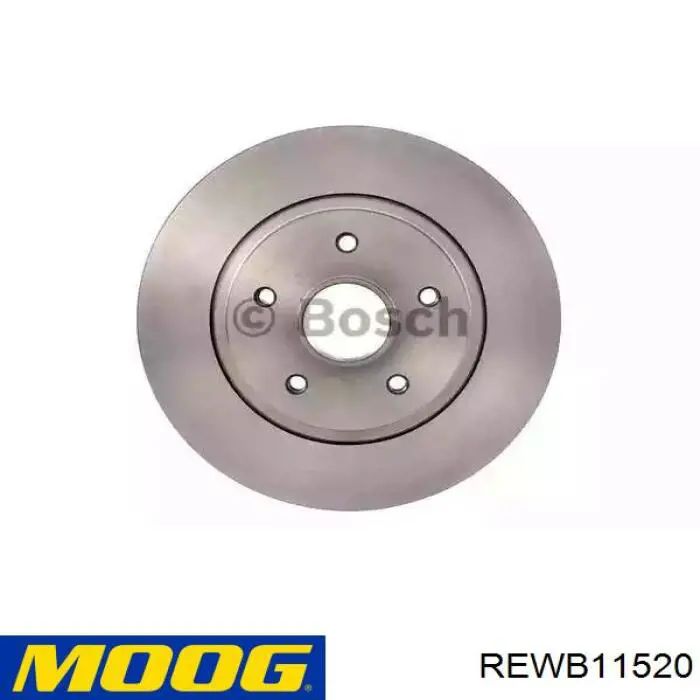 Купить REWB11520 Moog Диск тормозной задний