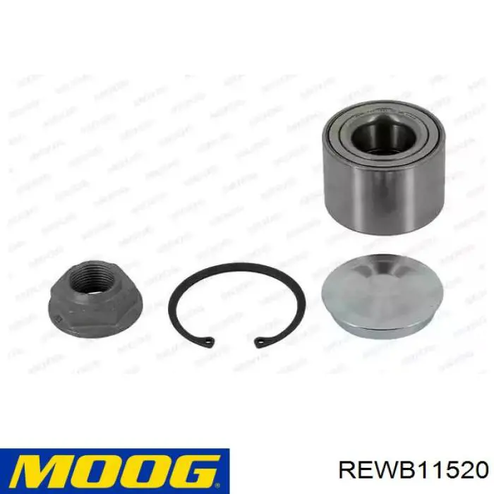 RE-WB-11520 Moog диск тормозной задний