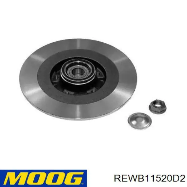 REWB11520D2 Moog тормозные диски