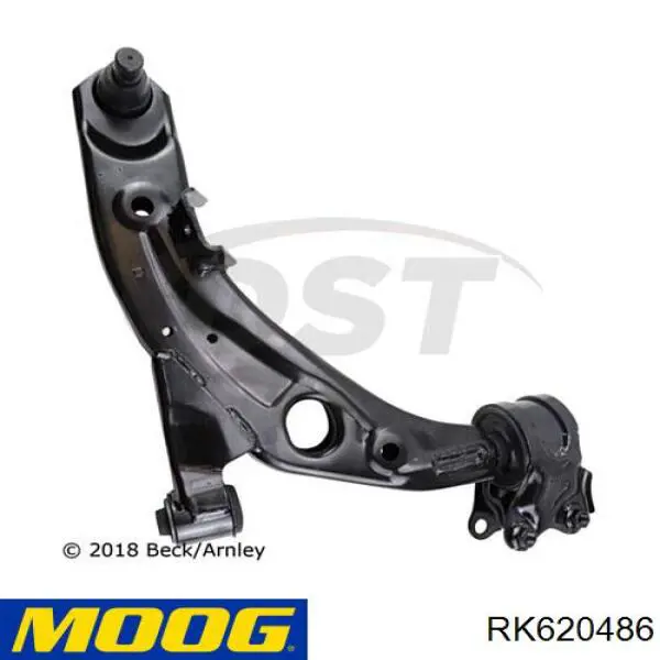 Правый рычаг передней нижней подвески Moog RK620486 цена, от 87.36 USD