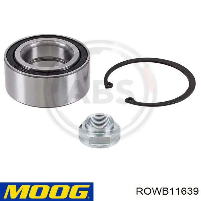 Cojinete de rueda delantero ROWB11639 Moog