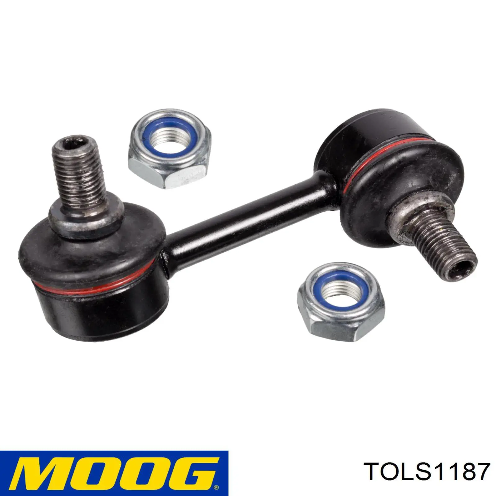 Линк стабилизатора, переднего, левый Moog TOLS1187 цена, от 9.06 USD
