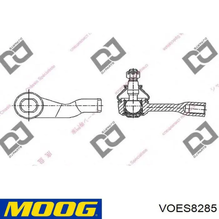 Наконечник рулевой тяги Moog VOES8285