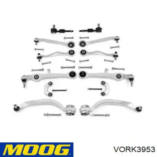 Комплект рычагов передней подвески Moog VORK3953