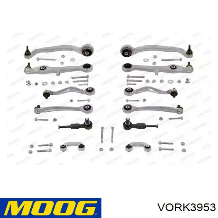 VORK3953 Moog комплект рычагов передней подвески