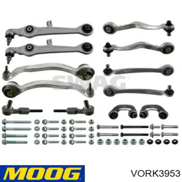 Комплект рычагов передней подвески VORK3953 Moog