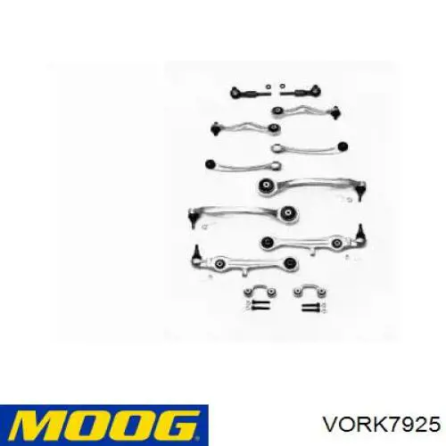 Комплект рычагов передней подвески Moog VORK7925 цена, от 301.21 USD