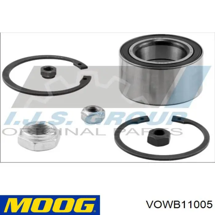 VO-WB-11005 Moog подшипник ступицы передней/задней