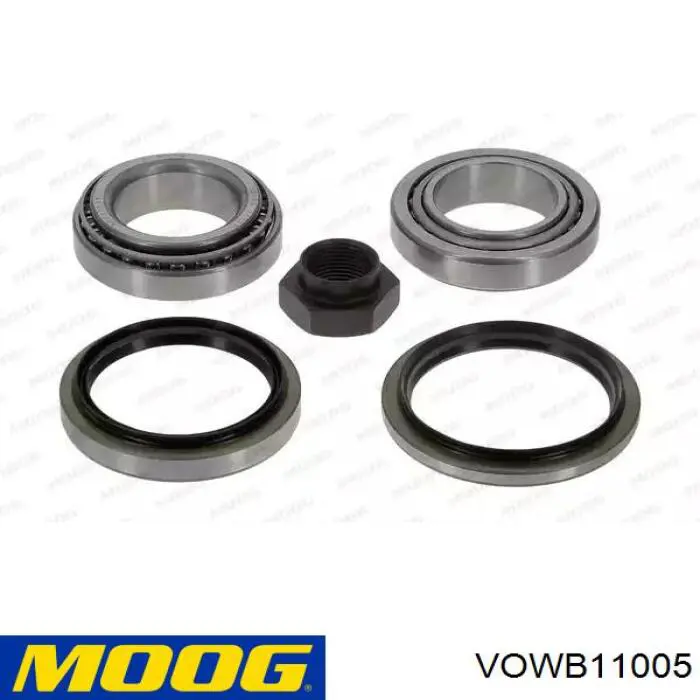 Подшипник ступицы пер/зад Moog VOWB11005 цена, от 15.13 USD