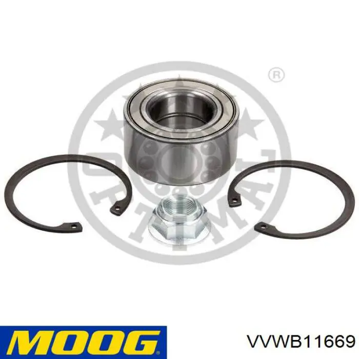 Комплект подшипника ступицы колеса Moog VVWB11669 цена, от 17.66 USD