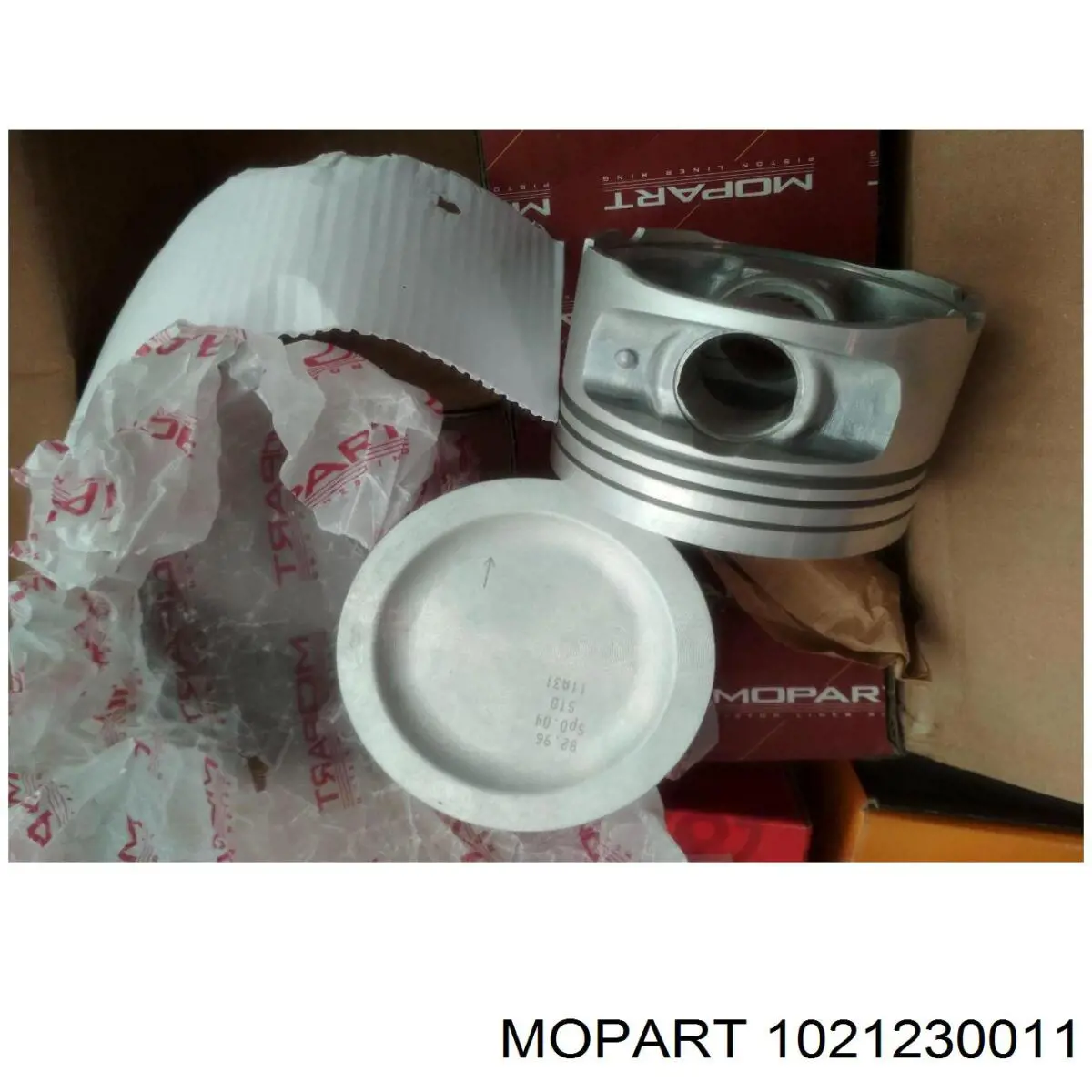 1021230011 Mopart поршень в комплекте на 1 цилиндр, 2-й ремонт (+0,50)