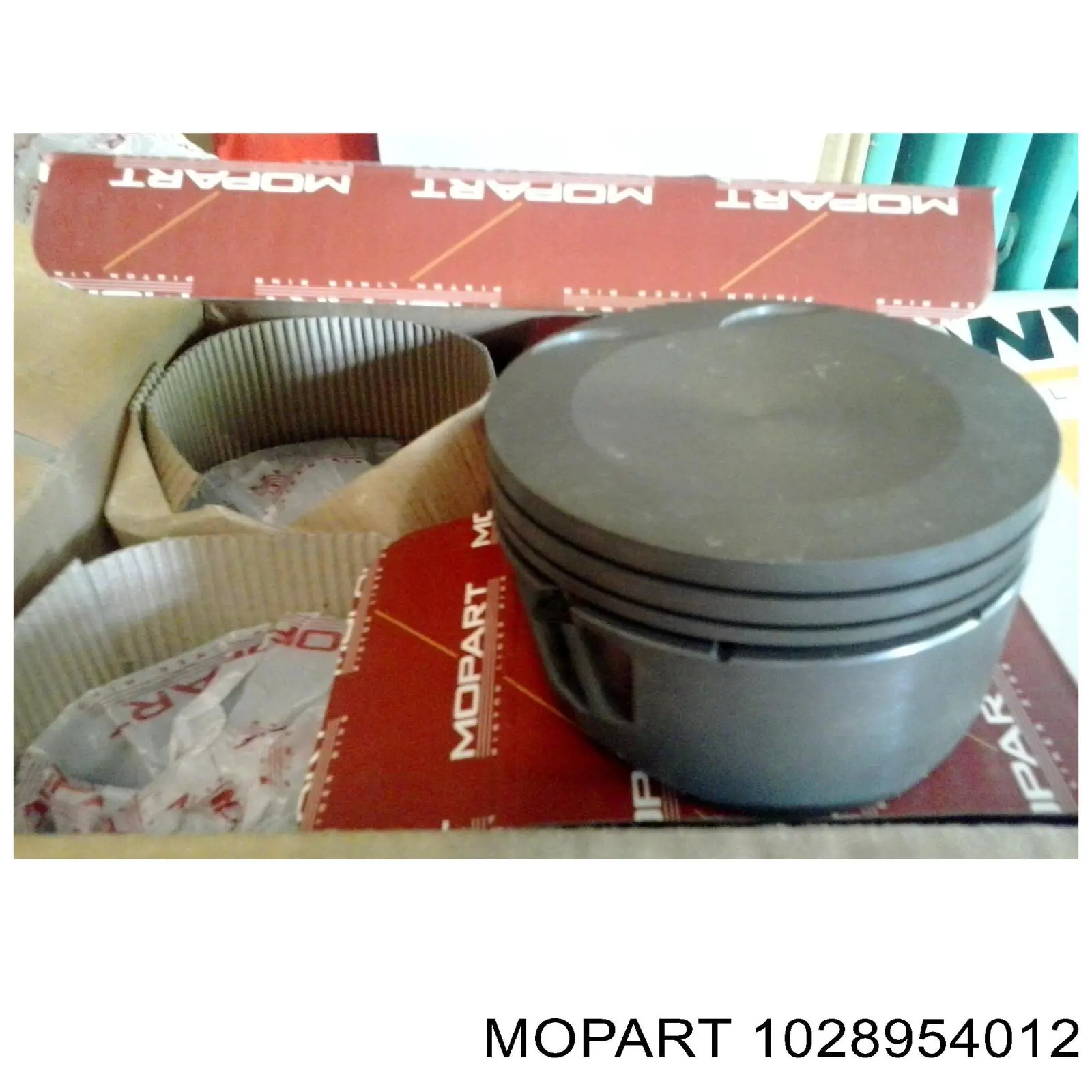 8954012 Mopart поршень в комплекте на 1 цилиндр, 4-й ремонт (+1,00)