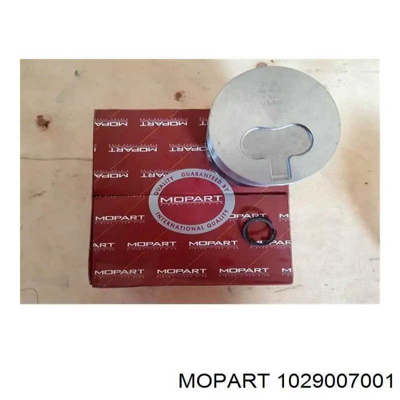 1029007001 Mopart поршень в комплекте на 1 цилиндр, 2-й ремонт (+0,50)