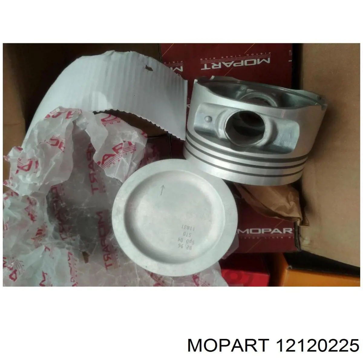  12120225 Mopart вкладыши коленвала шатунные, комплект, 1-й ремонт (+0,25)