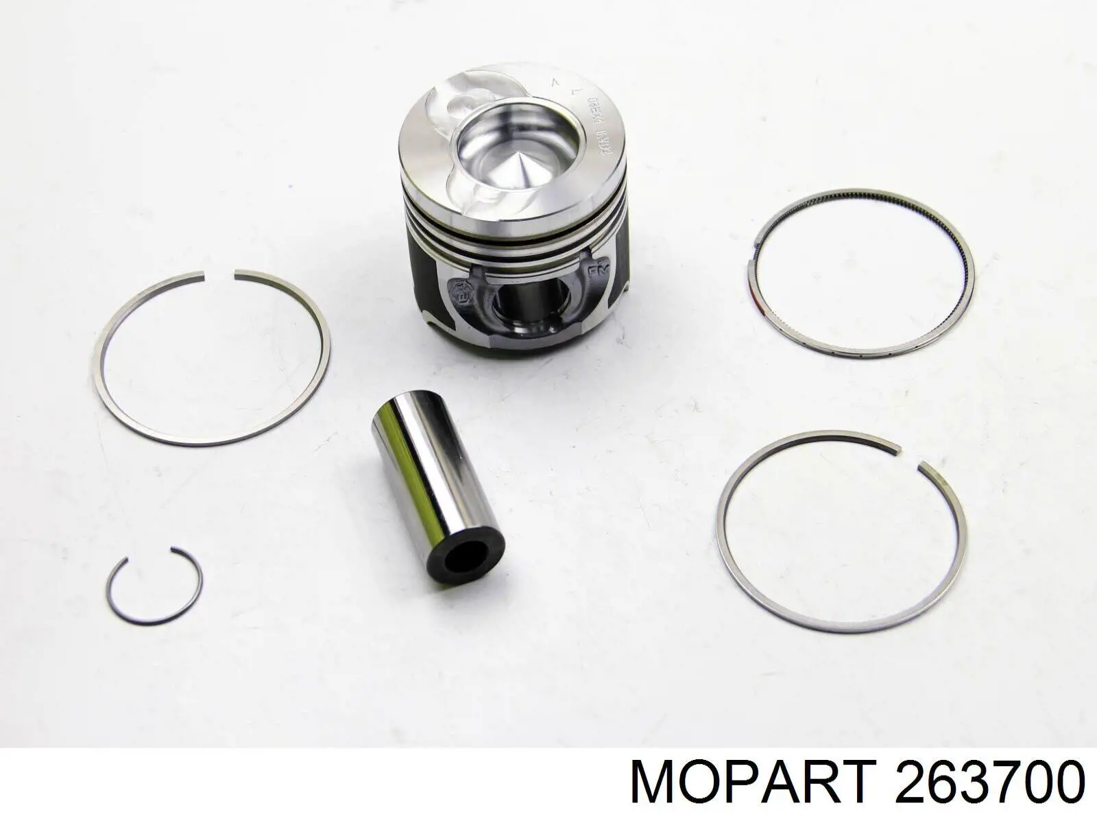 1022637000 Mopart поршень в комплекте на 1 цилиндр, std