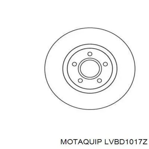 Передние тормозные диски LVBD1017Z Motaquip