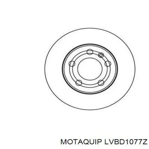 Передние тормозные диски LVBD1077Z Motaquip