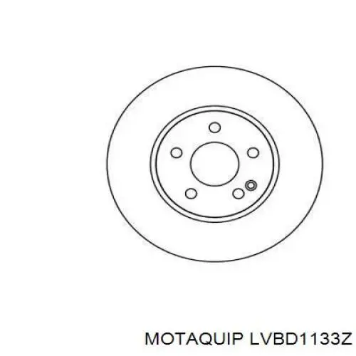 Передние тормозные диски LVBD1133Z Motaquip