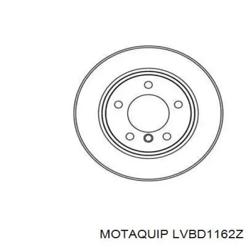 Передние тормозные диски LVBD1162Z Motaquip