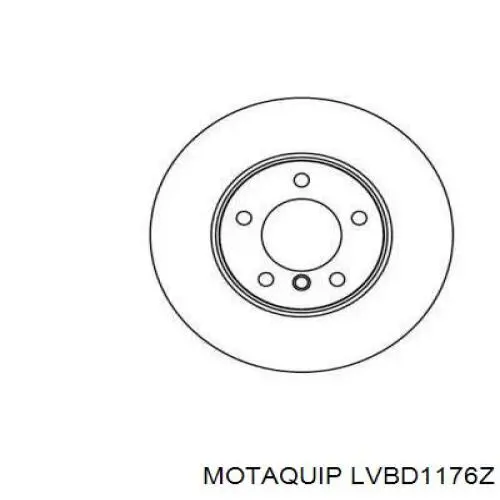 Передние тормозные диски LVBD1176Z Motaquip