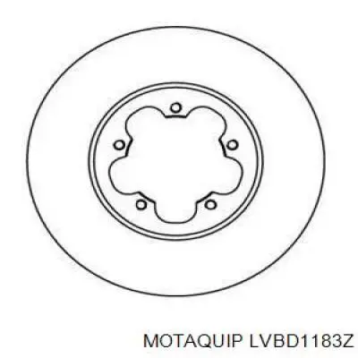 Передние тормозные диски LVBD1183Z Motaquip