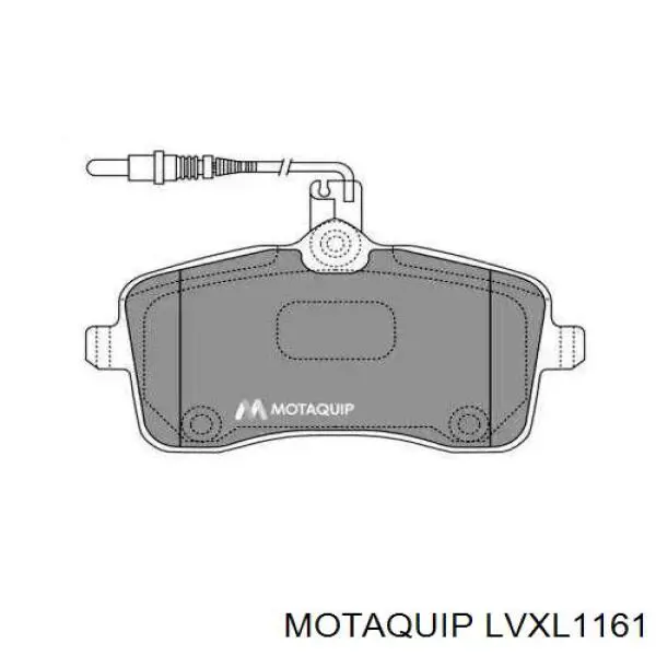 Передние тормозные колодки LVXL1161 Motaquip