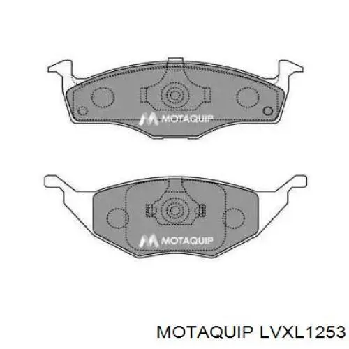 Передние тормозные колодки LVXL1253 Motaquip