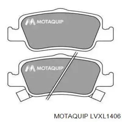 Задние тормозные колодки LVXL1406 Motaquip