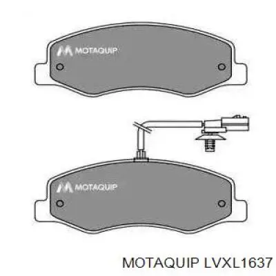 Задние тормозные колодки LVXL1637 Motaquip