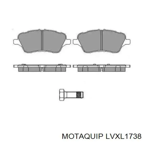 Передние тормозные колодки LVXL1738 Motaquip