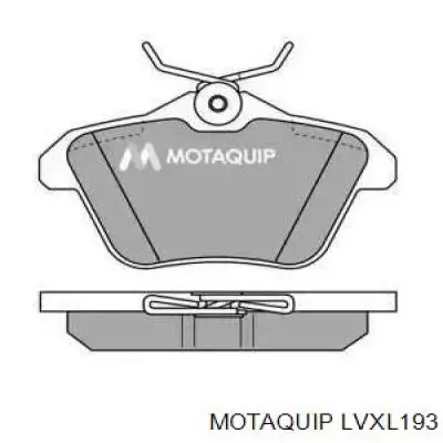 Задние тормозные колодки LVXL193 Motaquip