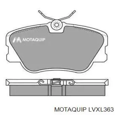 Передние тормозные колодки LVXL363 Motaquip